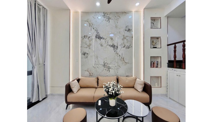 Chỉ 4.X TỶ TL!  Bán nhà 46m², 3 Tầng/3P.Ngủ, HẺM XE HƠI, Lê Đức Thọ Gò Vấp!